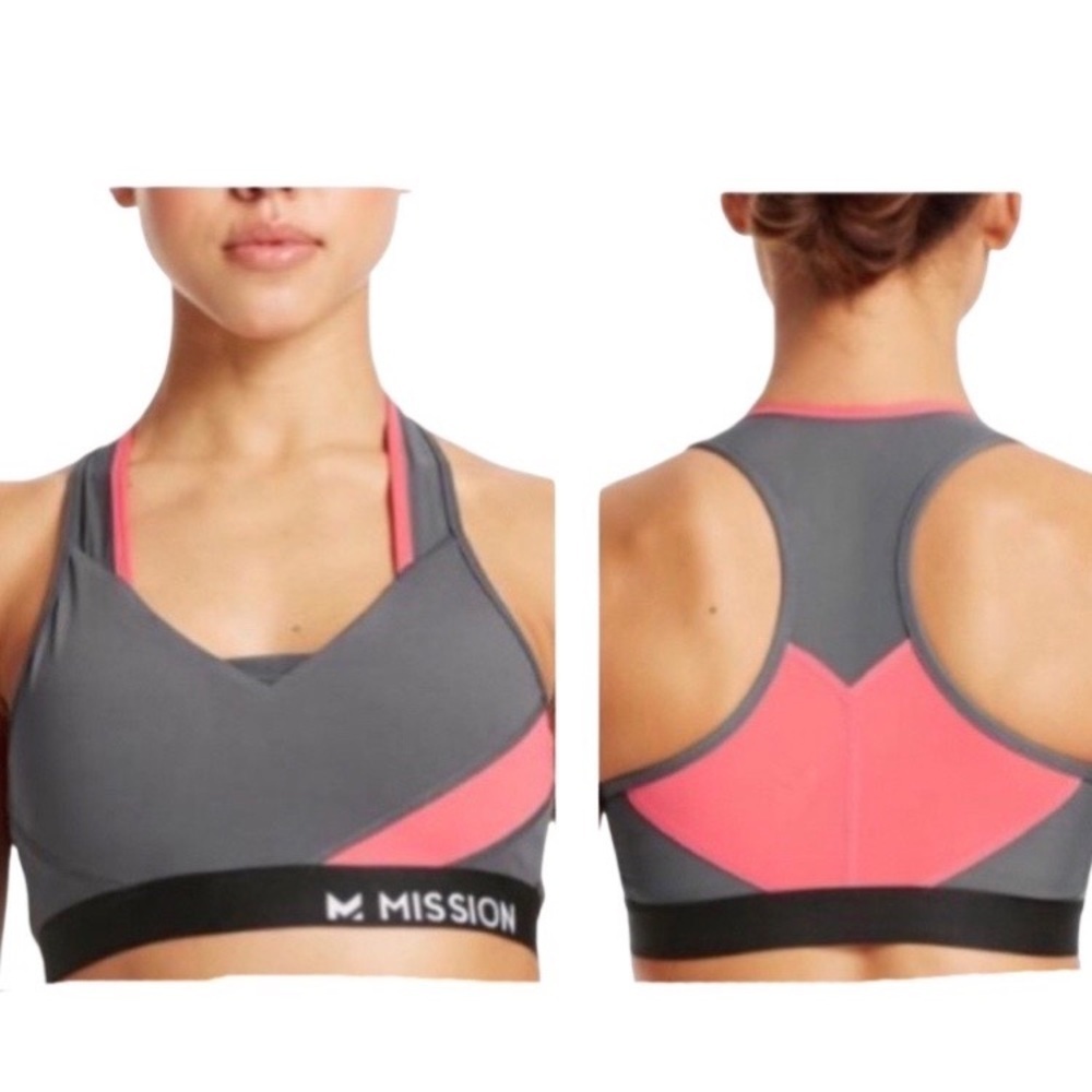 MISSION Vapor Active racerback sports bra NWT